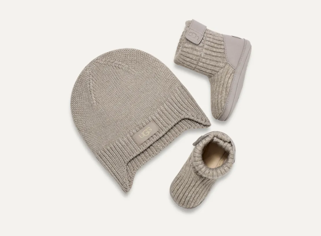 Premiers Pas>UGG Bébé Skylar et bonnet grey
