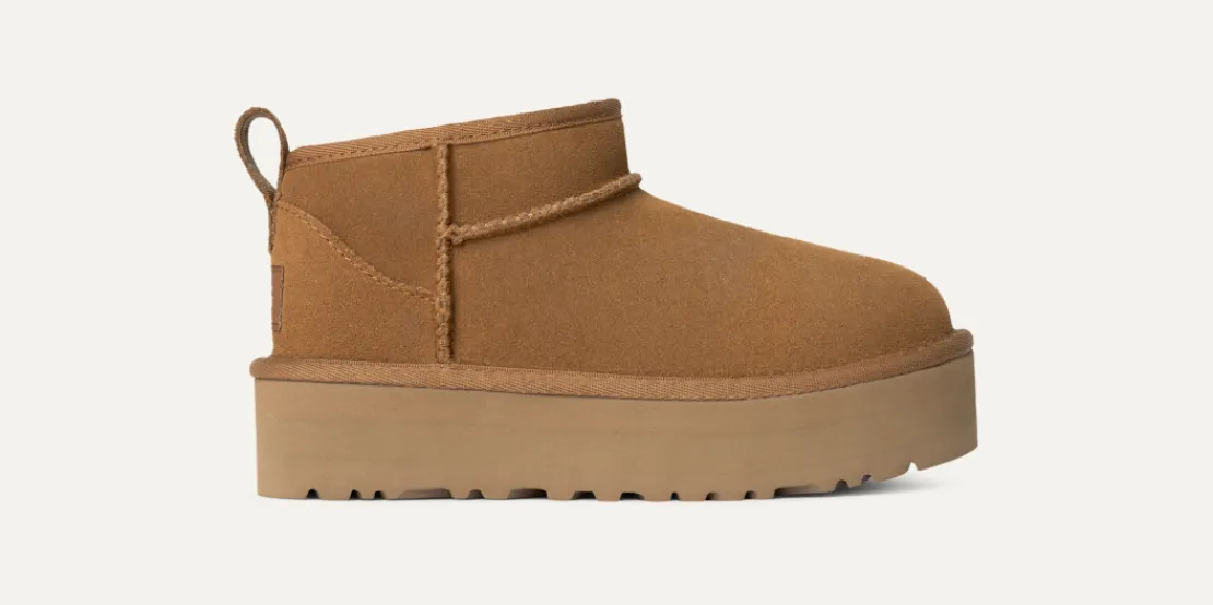 Bottes | Bottes>UGG Enfants Botte Classic Ultra Mini à plateforme chestnut