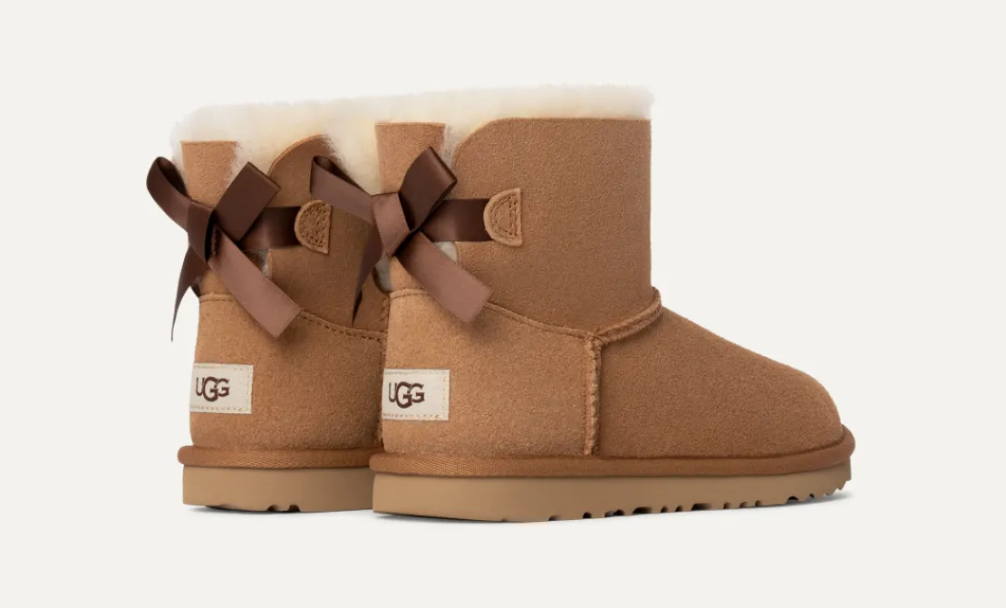 Bottes | Bottes Classic>UGG Enfants Botte Mini Bailey Button II chestnut
