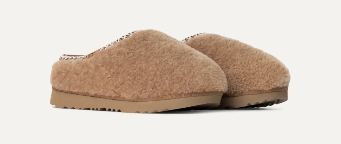 Slippers | Chaussons>UGG Enfants Tasman Maxi Curly chestnut