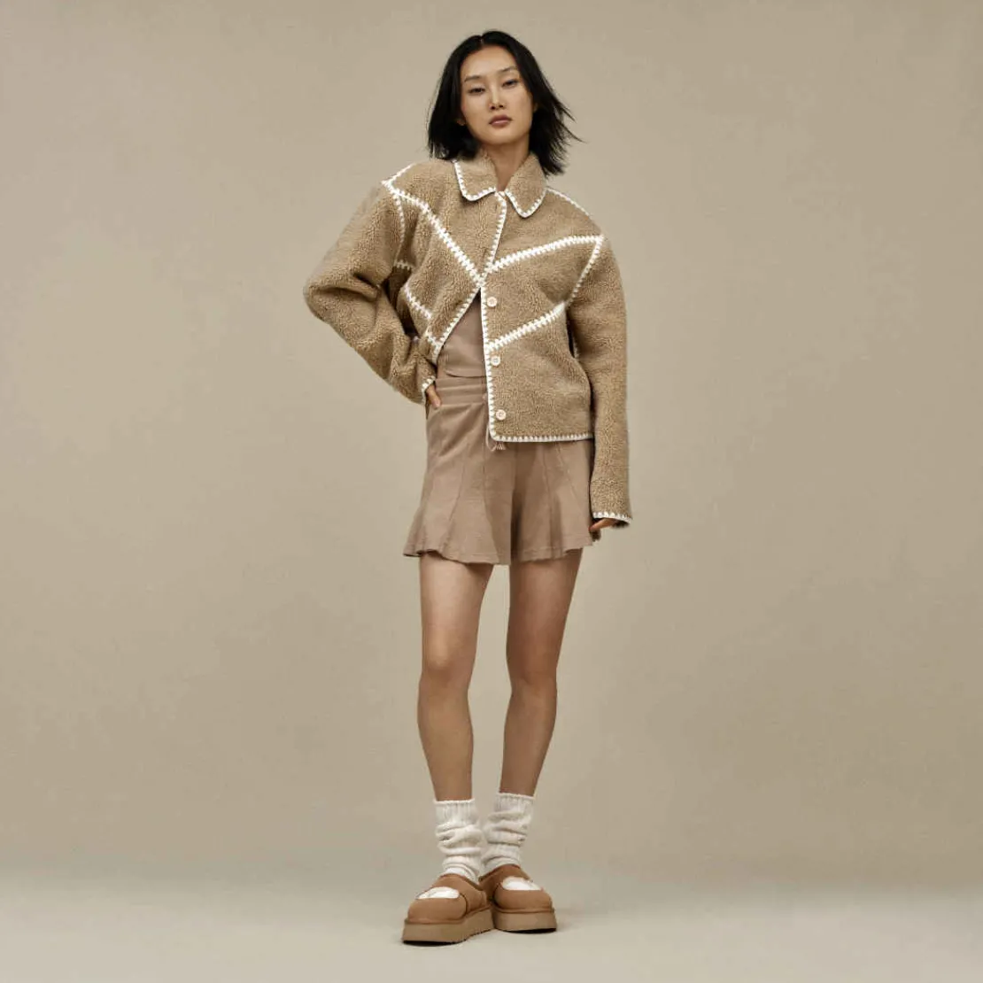 Chaussons | Chaussures Plates>UGG Femme Babies Bea chestnut