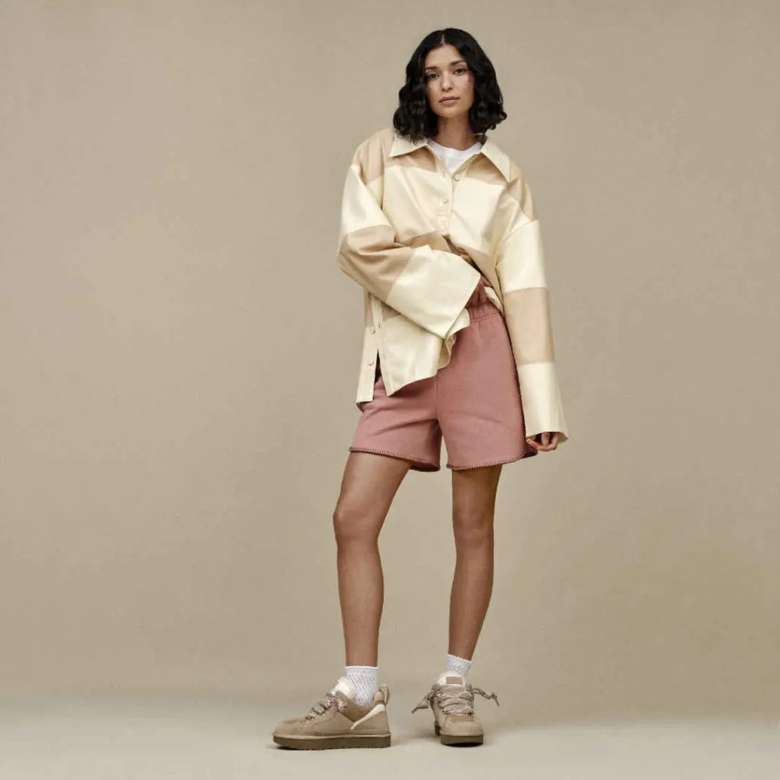 Baskets>UGG Femme Basket Lowmel sand
