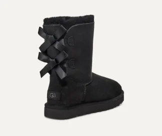 Bottes Classic>UGG Femme Botte Bailey Bow II black