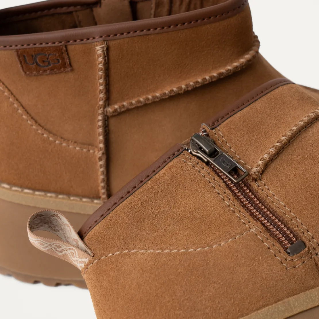 Toutes Les Bottes>UGG Femme Botte Cityfunc Ultra Mini chestnut