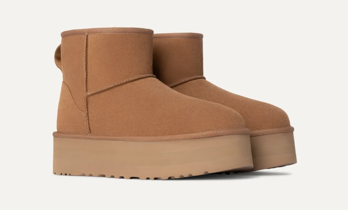Toutes Les Bottes | Bottes Classic>UGG Femme Botte Classic Mini à plateforme chestnut