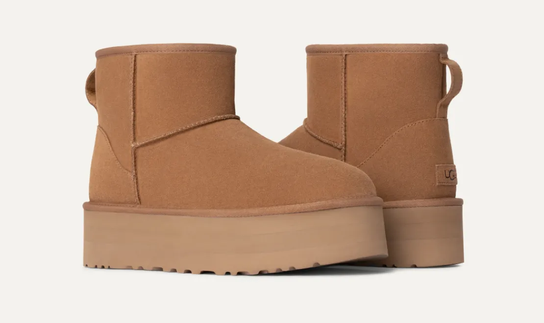 Toutes Les Bottes | Bottes Classic>UGG Femme Botte Classic Mini à plateforme chestnut