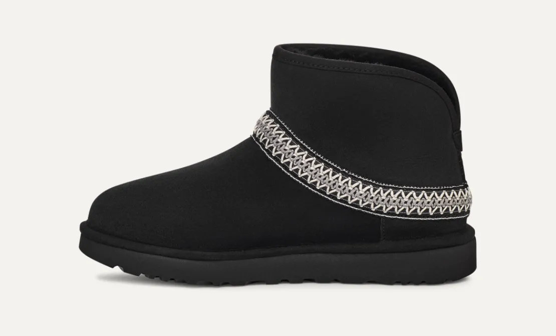 Bottes Classic | Toutes Les Bottes>UGG Femme Botte Classic Mini Crescent black