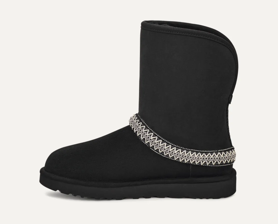 Bottes Classic | Toutes Les Bottes>UGG Femme Botte Classic Short Crescent black
