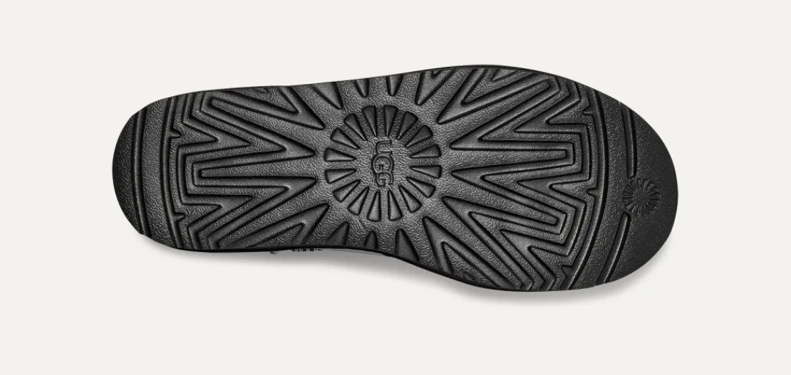 Bottes Classic>UGG Femme Botte en cuir Classic Ultra Mini Leather Regenerate black