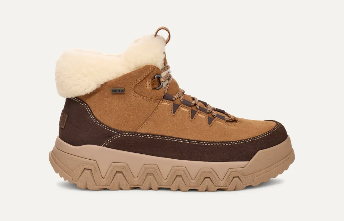 Toutes Les Bottes>UGG Femme Botte TerreTrail Cozy Lace chestnut