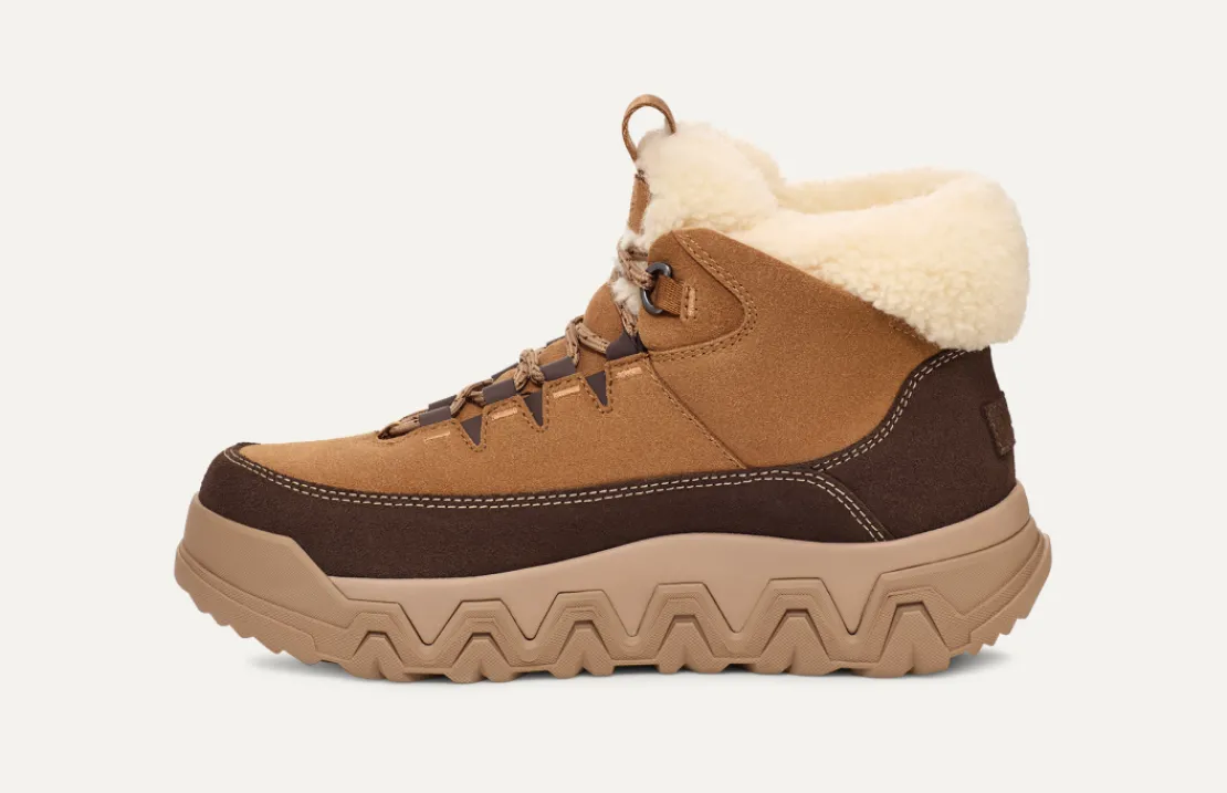 Toutes Les Bottes>UGG Femme Botte TerreTrail Cozy Lace chestnut