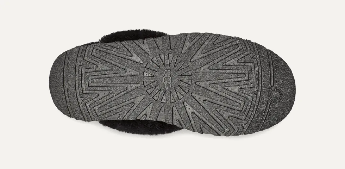 Chaussons>UGG Femme Chausson Disquette black