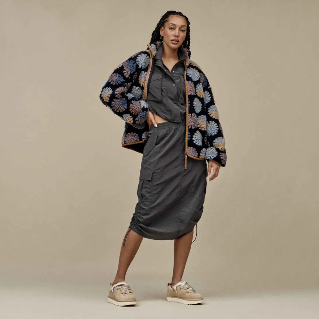 Baskets>UGG Femme Lo Lowmel mustardseed