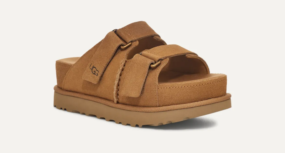 Sandales>UGG Femme Mule Goldenstar Hi chestnut