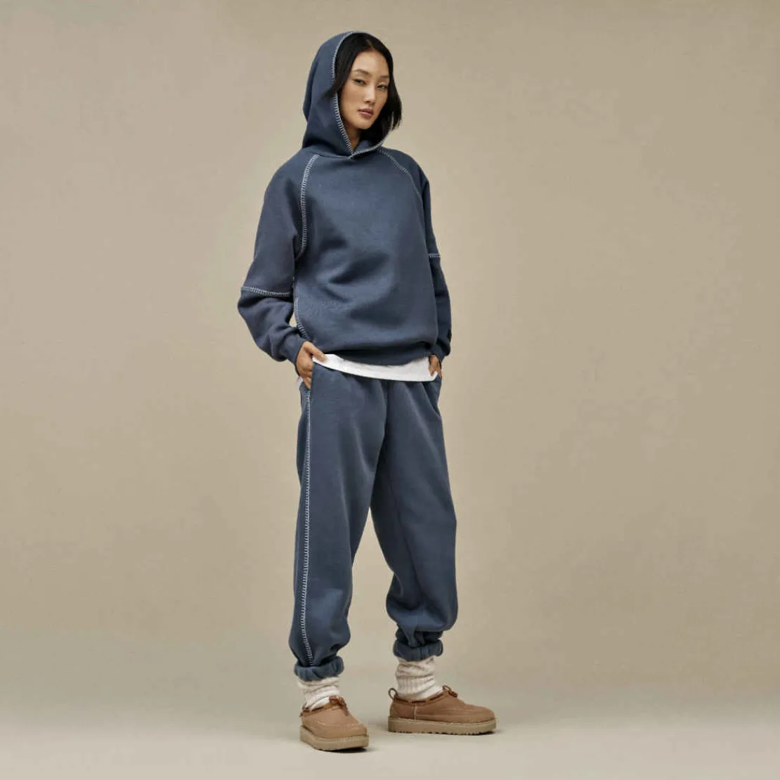 Chaussures Plates | Chaussons>UGG Femme Tasman Crafted Regenerate sand