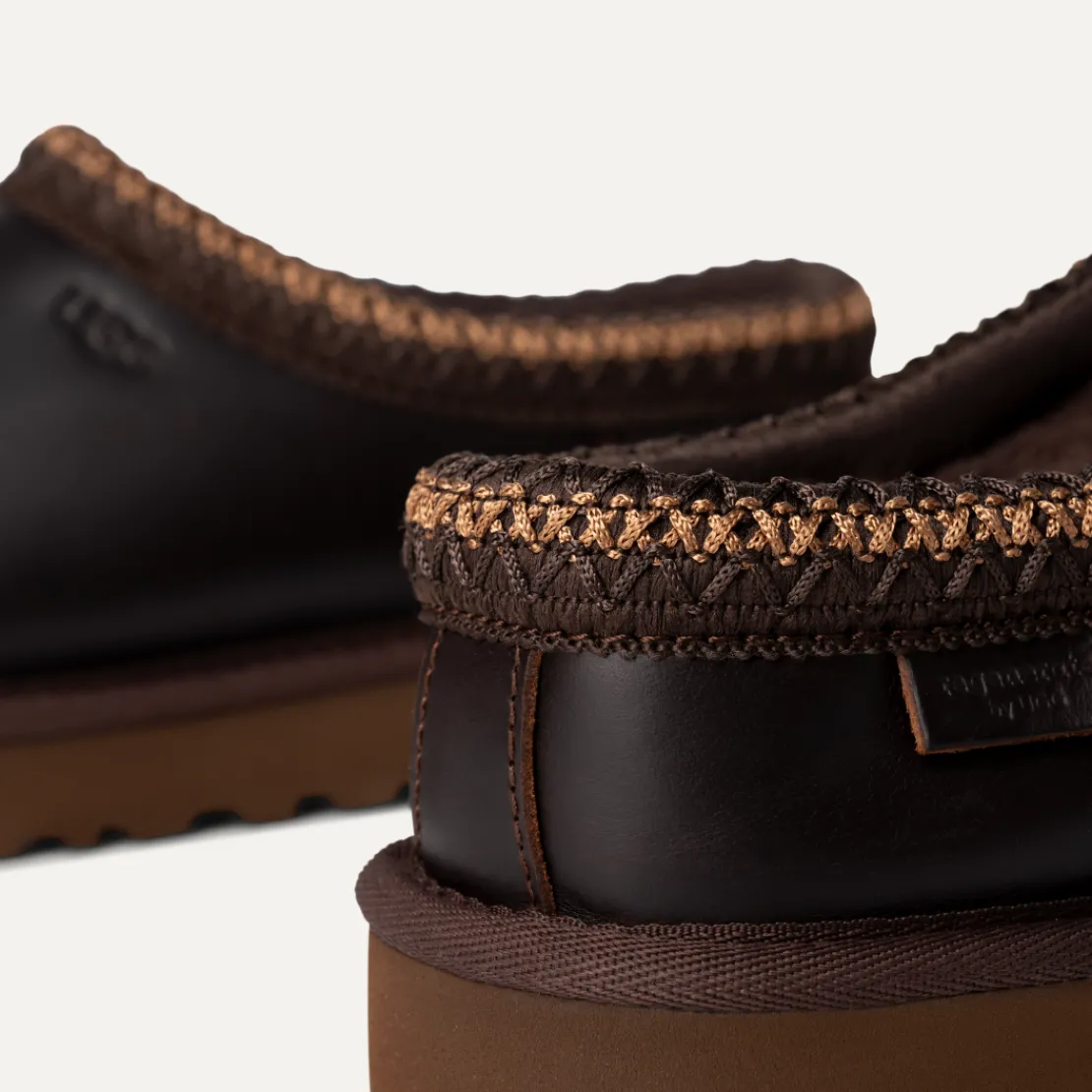 Chaussures Plates | Chaussons>UGG Femme Tasman Lthr Regen ironwood
