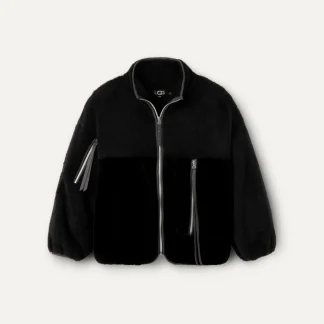 Vêtements D’intérieur | Manteaux Et Vestes>UGG Femme Veste Marlene II en fluff black
