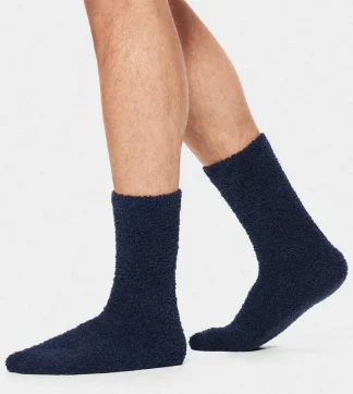 Accessoires>UGG Homme Chaussette mi-haute Fincher Ultra Cozy navy