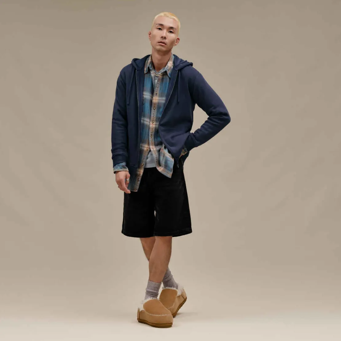 Chaussons>UGG Homme Chausson Anders chestnut