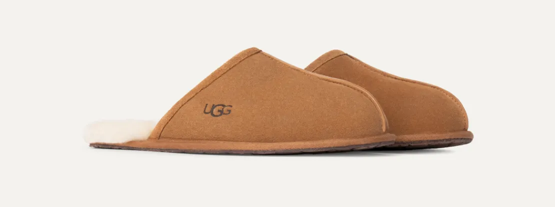 Chaussons>UGG Homme Chausson Scuff chestnut