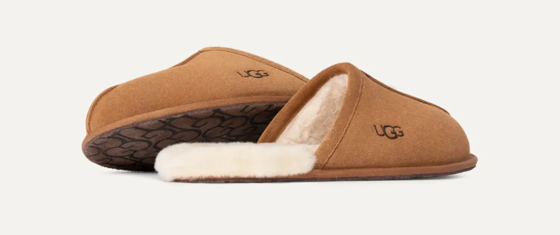 Chaussons>UGG Homme Chausson Scuff chestnut