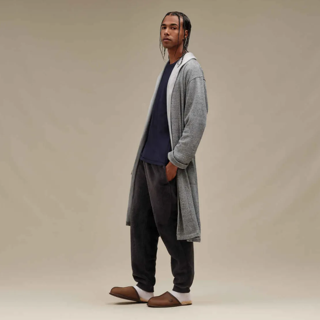 Chaussons>UGG Homme Chausson Scuff tan
