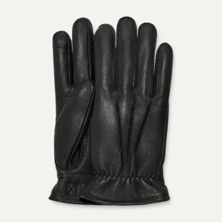Accessoires>UGG Homme Gant en cuir à 3 points black