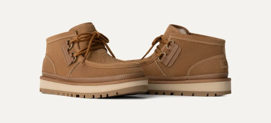 Mocassins Et Chaussures>UGG Homme Hayden Moc Chukka chestnut