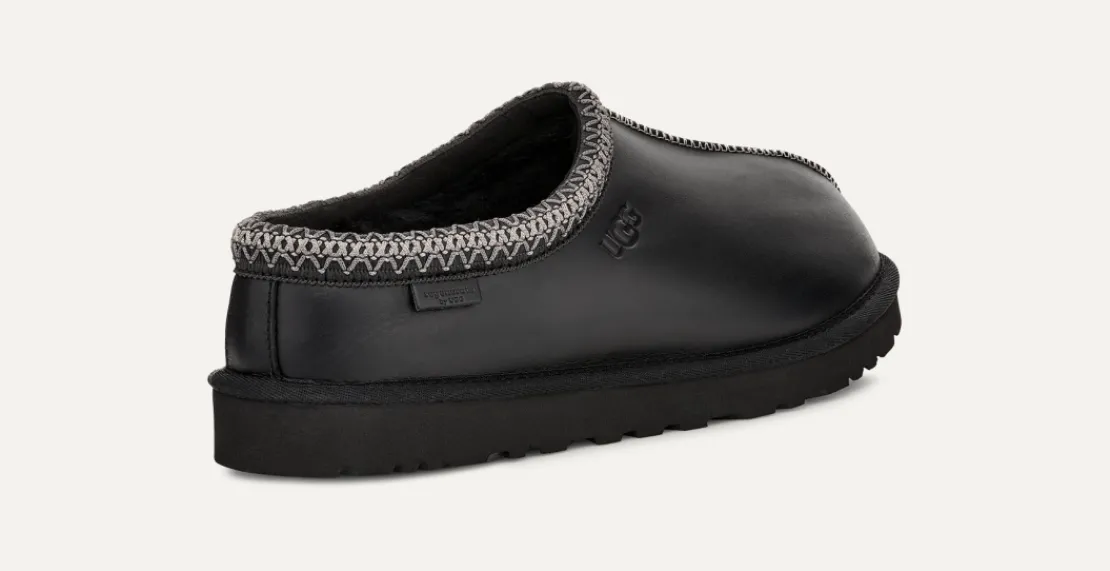 Mocassins Et Chaussures | Chaussons>UGG Homme Tasman Leather Regenerate black