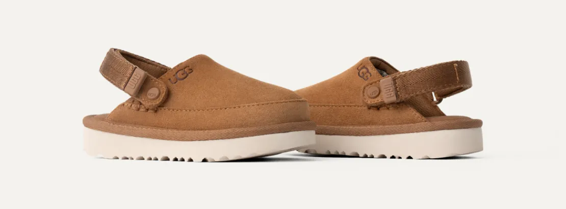 Slippers>UGG Tout Petit Sabot Goldenstar chestnut