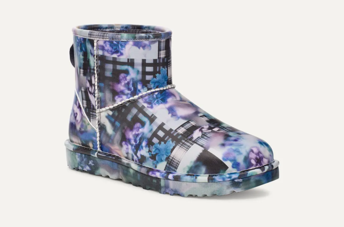 Toutes Les Bottes | Bottes Classic>UGG Unisexe CS Classic Mini darkbluefloral