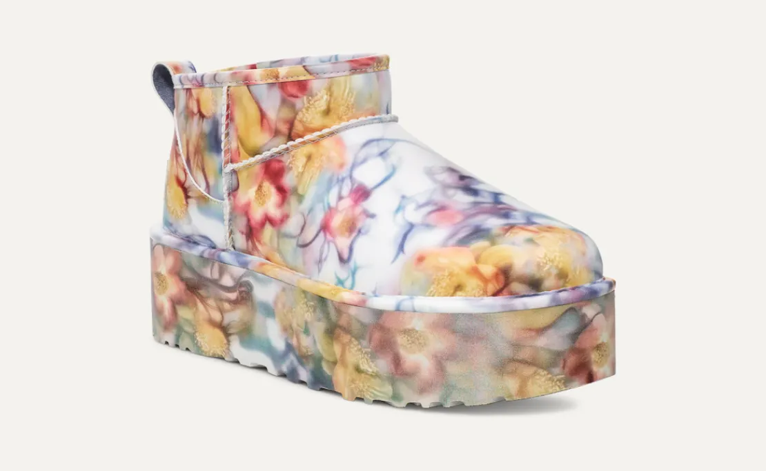 Toutes Les Bottes | Bottes Classic>UGG Unisexe CS Ultra Mini à plateforme lightbluefloral