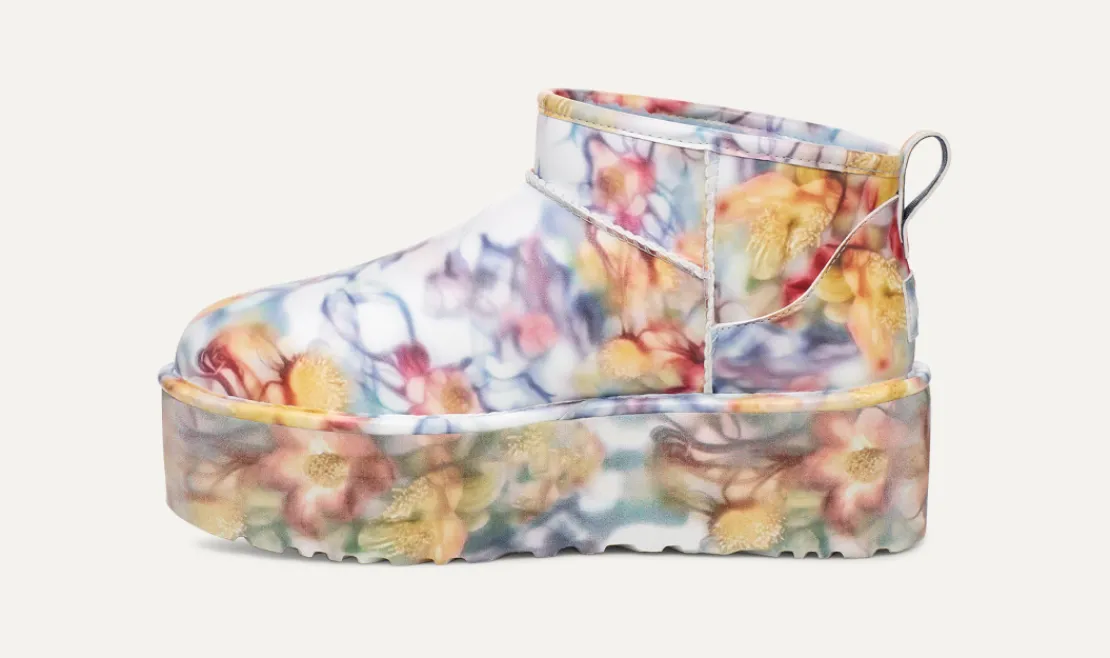 Toutes Les Bottes | Bottes Classic>UGG Unisexe CS Ultra Mini à plateforme lightbluefloral